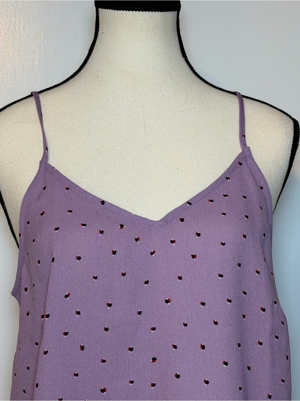 Halogen Women’s size small lavender purple camisole tank top adjustable strap - Picture 3 of 9
